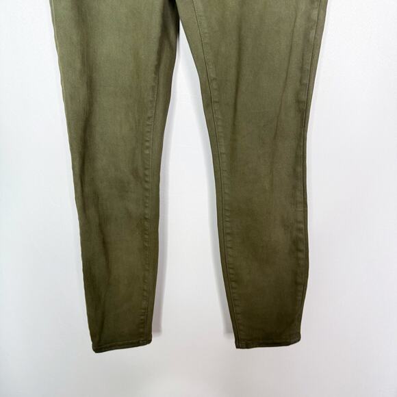 L'Agence Womens 27 Ivy Green Coated Margot Skinny Jeans High Rise Cotton Stretch - Picture 4 of 10